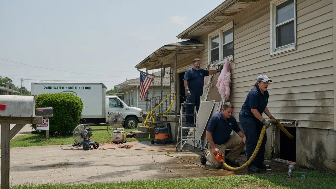 Water Damage Repair in Oakwood, IL near me